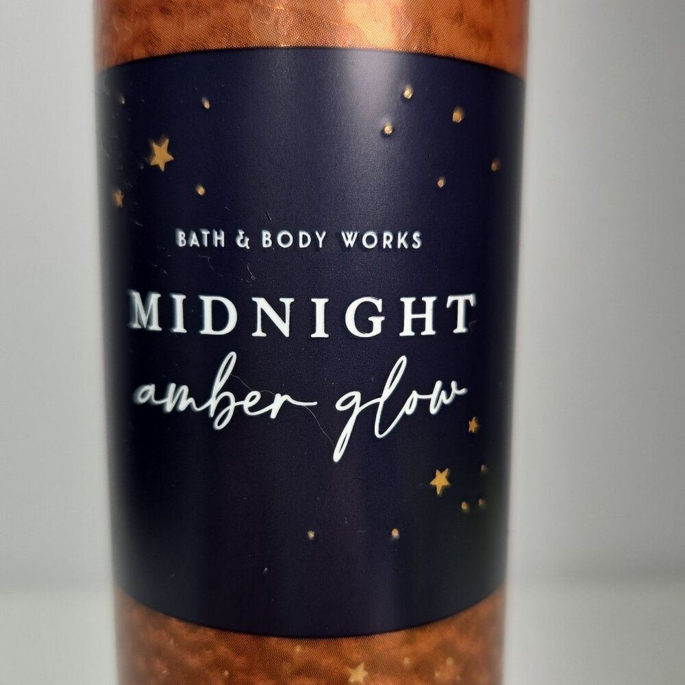 Bath and Body Works Midnight Amber Glow Fine Fragrance Mist 8 fl oz DISCONTINUED - Picture 2 of 6